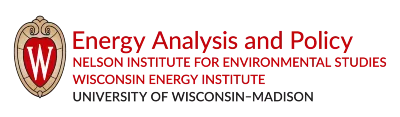 Energy Analysis and Policy - Nelson Institute for Environmental Studies